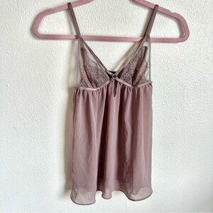 Victoria’s Secret / Mauve Babydoll Slip Lingerie